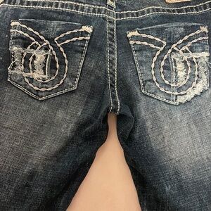 Low-Rise Y2K Dark Wash Flare Jeans